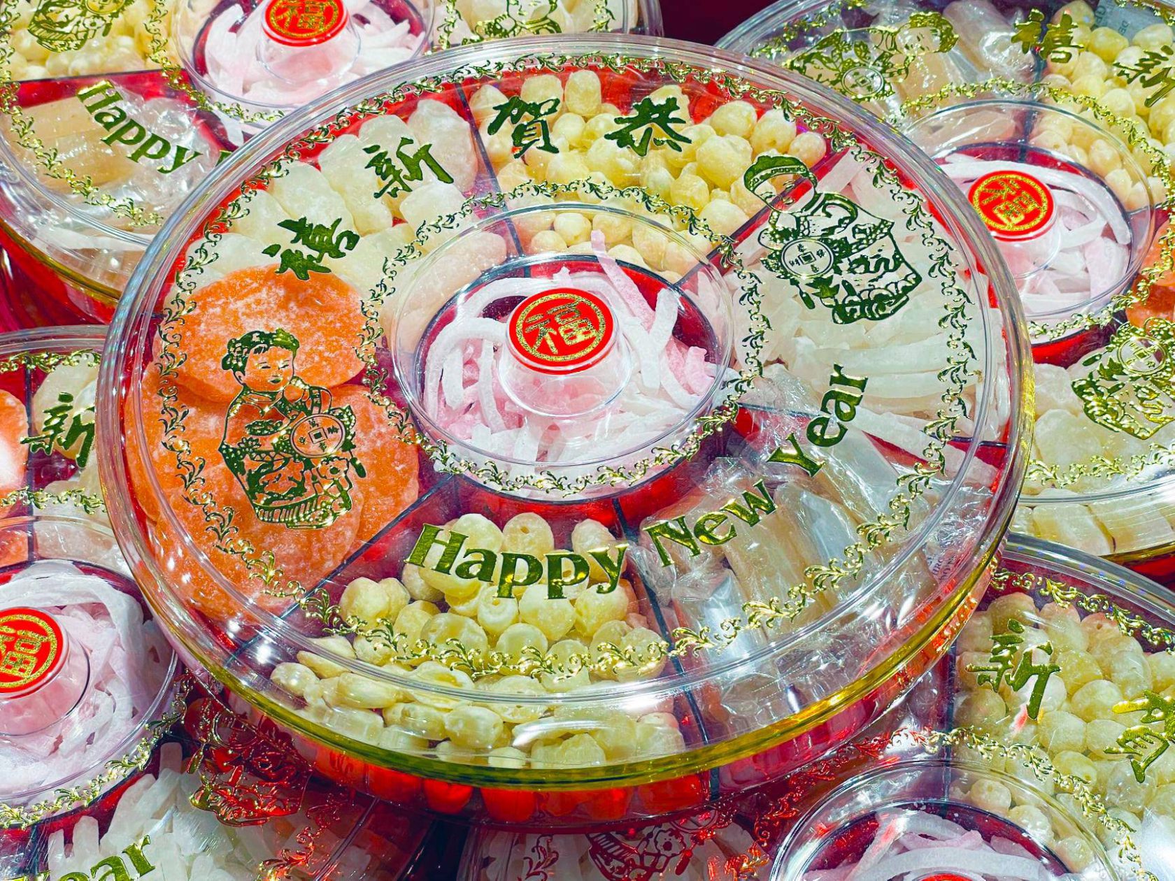 chinese new year candy tray